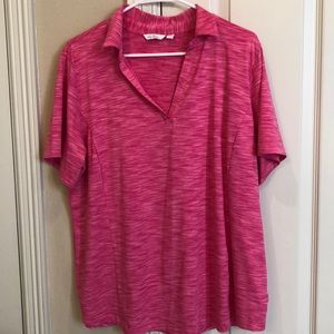 Lady Hagen Pink golf shirt size 1X